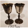Image 1 : E.P. Brass (Spain) Goblets X2