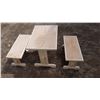 Image 2 : Children's Table & 2 Benches