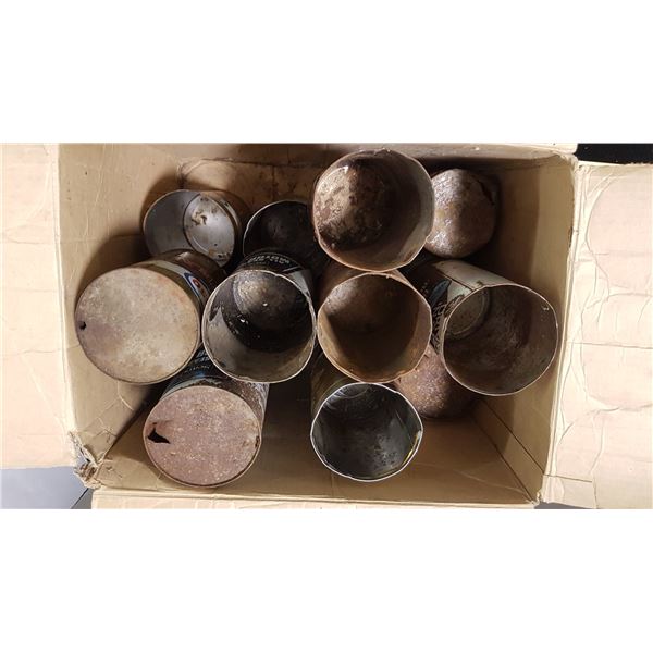 Lot Various Automotive Tins