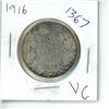 Image 1 : 1916 Canadian 50 Cent Coin