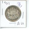 Image 1 : 1951 Canadian 50 Cent Coin