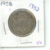 Image 1 : 1958 Canadian 50 Cent Coin