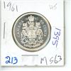 Image 1 : 1961 Canadian 50 Cent Coin