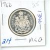 Image 1 : 1962 Canadian 50 Cent Coin