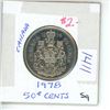 Image 1 : 1978 Canadian 50 Cent Coin
