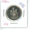 Image 1 : 1986 Canadian 50 Cent Coin