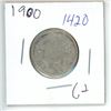 Image 1 : 1900 Canadian 25 Cent Coin