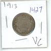 Image 1 : 1913 Canadian 25 Cent Coin