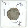 Image 1 : 1917 Canadian 25 Cent Coin