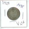 Image 1 : 1929 Canadian 25 Cent Coin