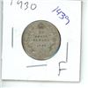 Image 1 : 1930 Canadian 25 Cent Coin