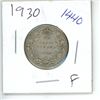 Image 1 : 1930 Canadian 25 Cent Coin