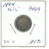 Image 1 : 1894 Canadian 10 Cent Coin