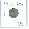 Image 1 : 1932 Canadian 10 Cent Coin