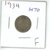 Image 1 : 1934 Canadian 10 Cent Coin