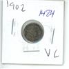 Image 1 : 1902 Canadian 10 Cent Coin