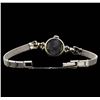 Image 3 : Bulova 14KT and 10KT White Gold 0.22 ctw Diamond Ladies Watch