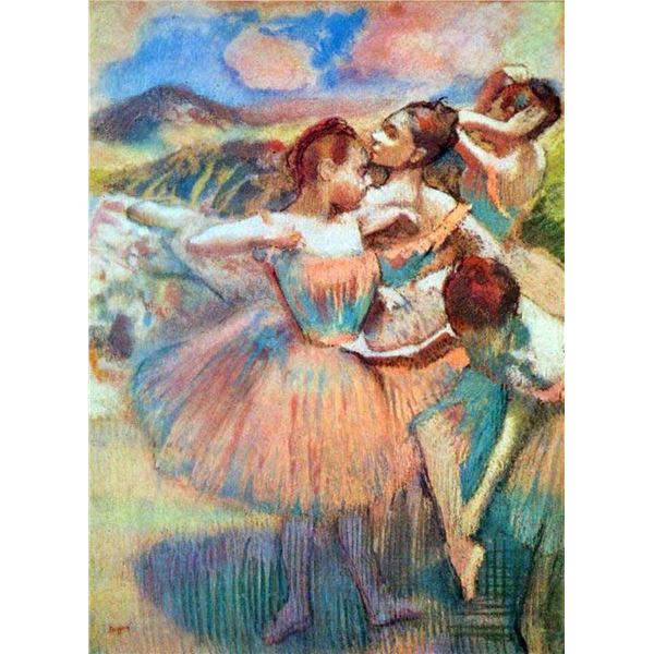 Edgar Degas - Dancers In The Landscape