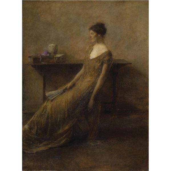 Thomas Dewing - Lady in Gold