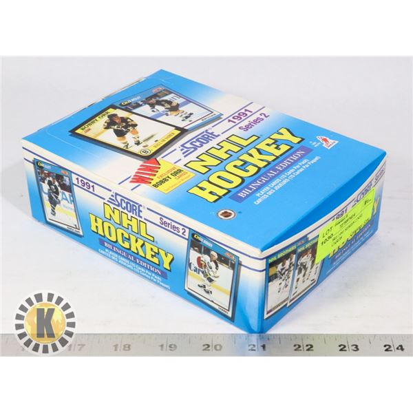 NEW SCORE 1991 SERIES 2 NHL HOCKEY CARDS