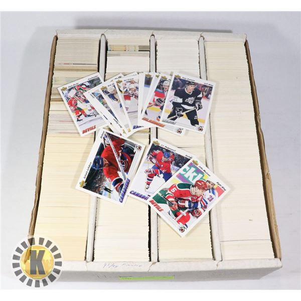 LARGE BOX OF HOCKEY CARDS