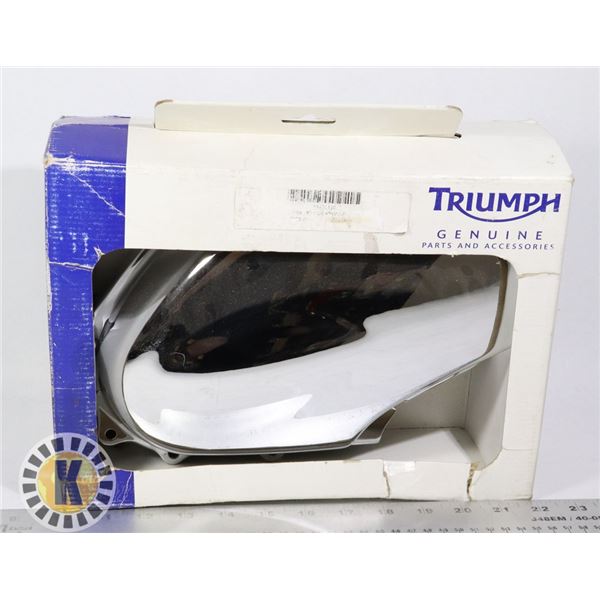ESTATE TRIUMPH SPROCKET COVER- CHROME