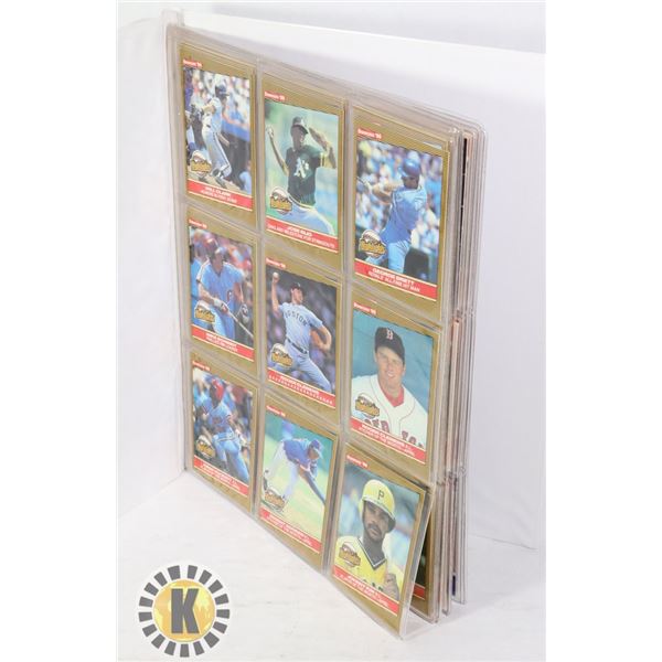 COLLECTION OF VARIOUS BASEBALL CARDS IN BINDER
