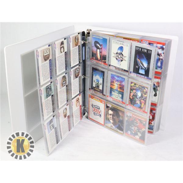 1990 COMPLETE SET OF PROSET FOOTBALL CARDS IN