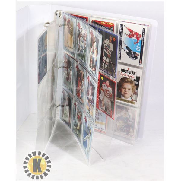 COLLECTION OF VARIOUS SPORTS CARDS IN BINDER