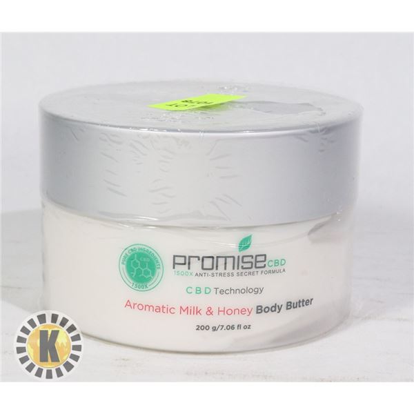 CBD INFUSED AROMATIC MILK AND HONEY BODY BUTTER
