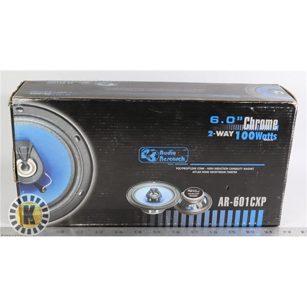 POLYPROPYLENE CONE- 6.0" CHROME 2 WAY 100 WATT MAX