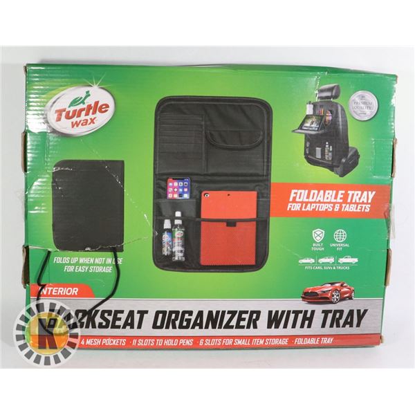 TURTLE WAX BACK SEAT ORGANIZER
