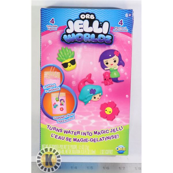 ORB JELLI WORLDZ  4 COLLECTIBLE FIGURES