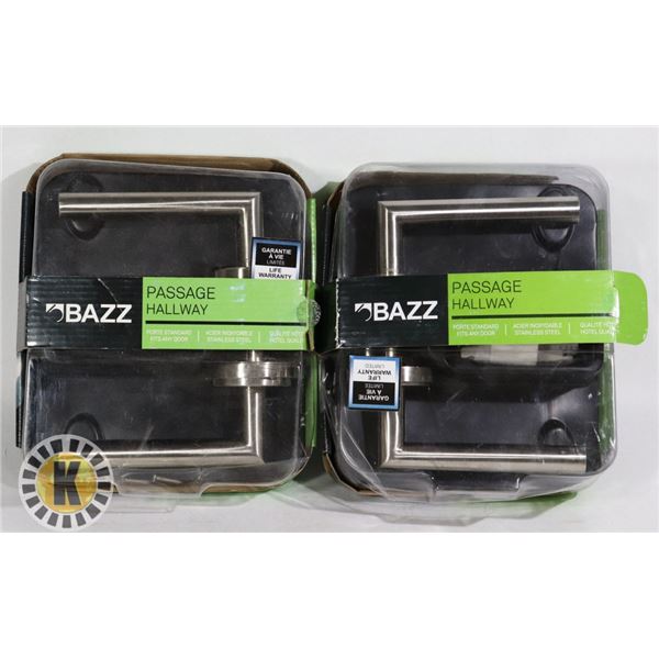 2 SETS OF PASSAGE HALLWAY DOOR HANDLE