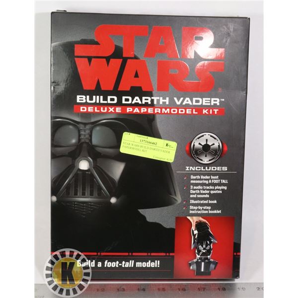 STAR WARS BUILD DARTH VADER PAPER MODEL KIT