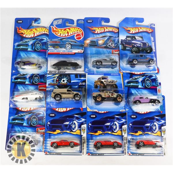HOTWHEELS ASSORTED BAG OF 12
