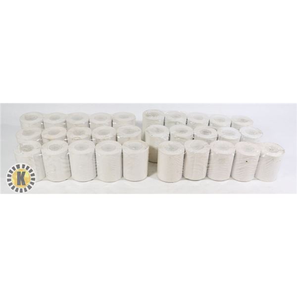 LOT OF 6 PACKS OF 5 SMALL RECEIPT PRINTER