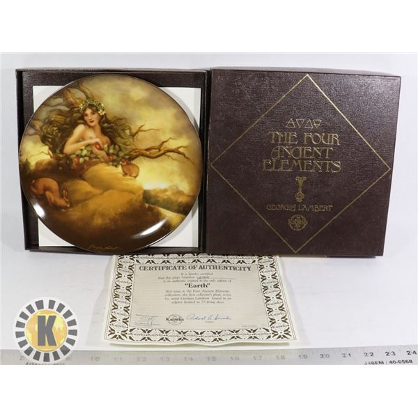 EARTH COLLECTOR PLATE BY GEORGIA LAMBERT