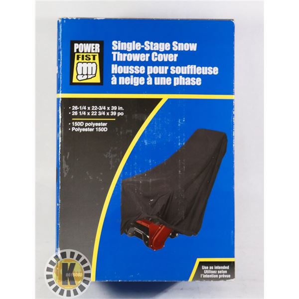 NEW SINGLE-STAGE SNOW COVER