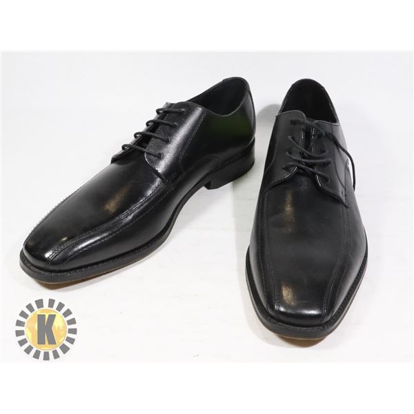 PAIR OF BLACK LEATHER SHOES- FLORSHEIM SIZE 8.5