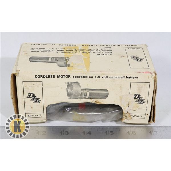 DEWALT CORDLESS MOTOR 1.5V