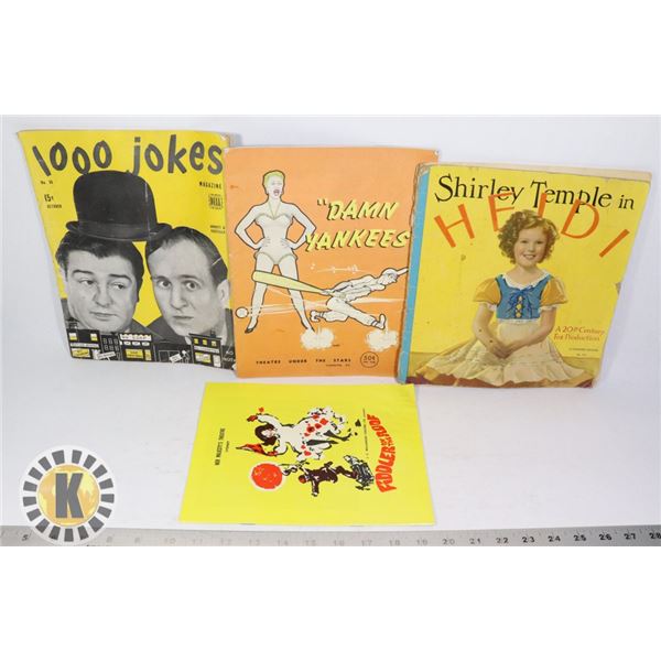 BUNDLE OF VINTAGE COLLECTIBLE BOOKS/ MAGAZINES