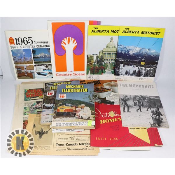 BUNDLE OF VINTAGE PRINT MEDIA INCLUDING MECHANIX