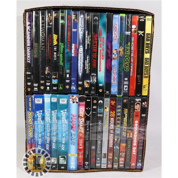 BOX OF DVD'S