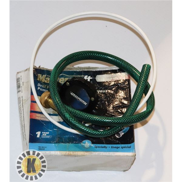 MASTERCRAFT DRILL PUMP WITH HOSES