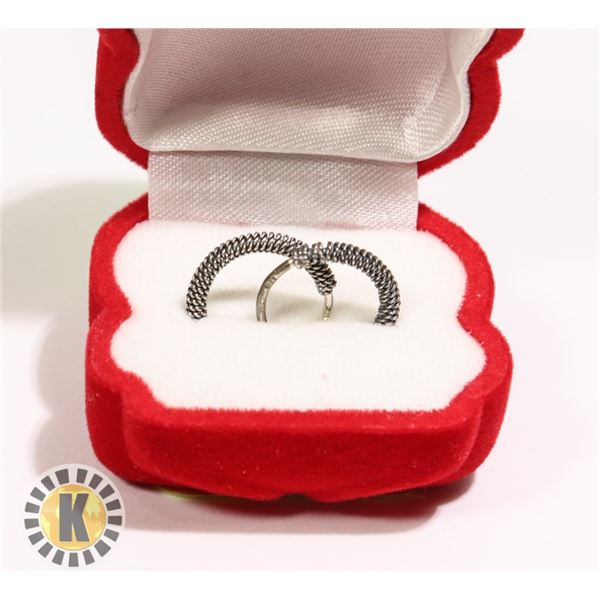 SILVER SMALL HOOP  EARRINGS