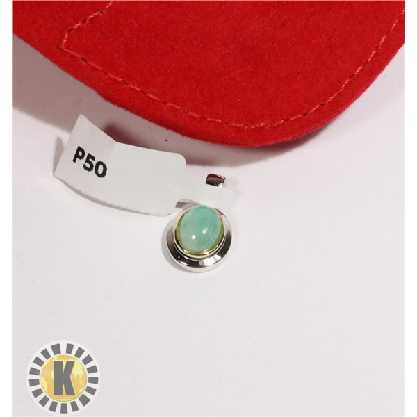 SILVER EMERALD(1.3CT) PENDANT