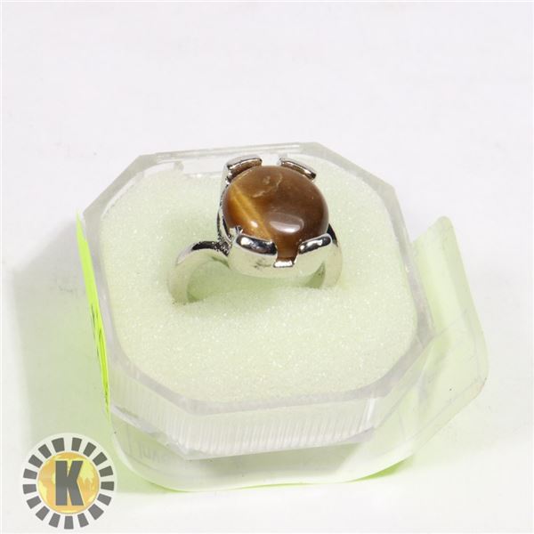 TIGER EYE RING
