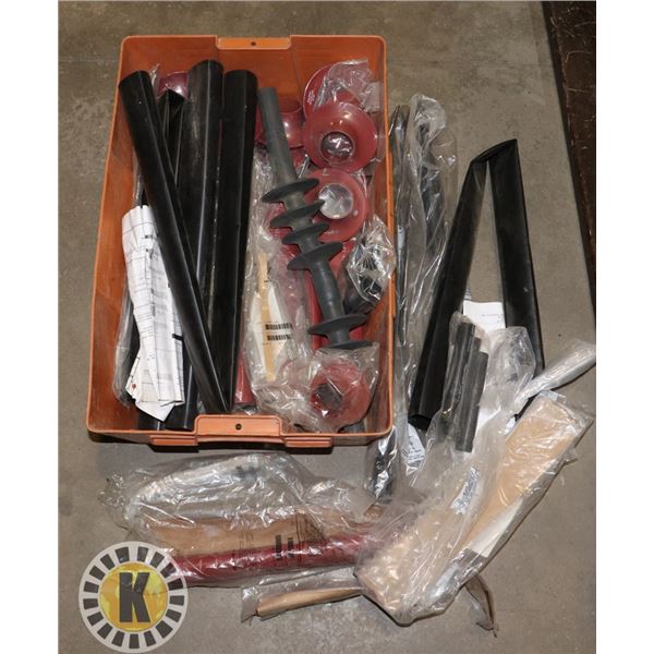 TOTE OF ESTATE HARDWARE MATERIALS