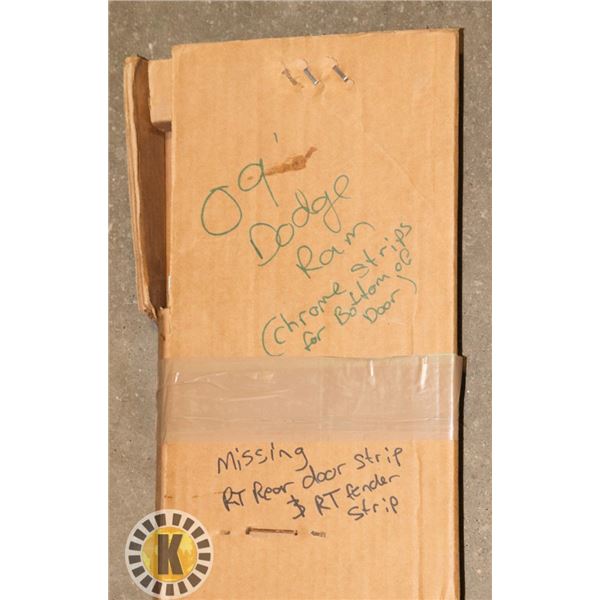 2009 DODGE RAM- CHROME STRIP FOR SIDE SKIRTS